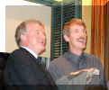 Captain Sean Cunningham with John Waters