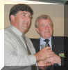 Tony Whelan with Captain Sean Cunningham 